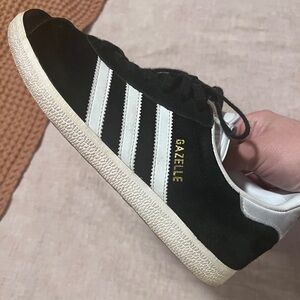 Adidas Gazelle Women's Black and White Sneakers